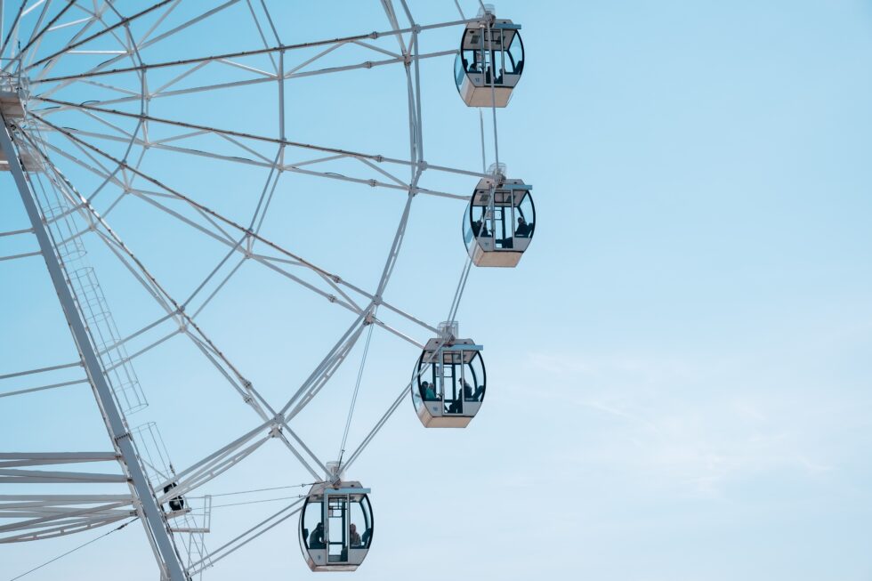 koło młyńskie wonder wheel w energylandii western camp resort